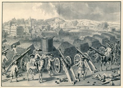 Utsikt over Namur fra nord under beleiringen i 1695 av Dirk Maas (possibly)