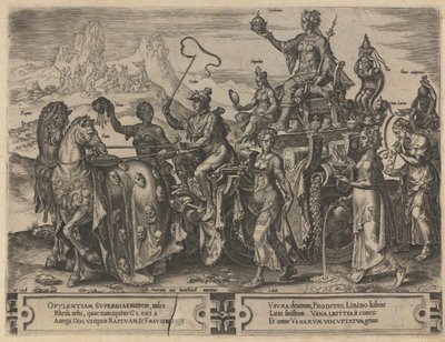Rikens triumf, 1564 av Dirk Volkertsz. Coornhert