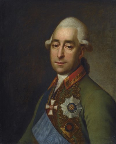 Feltmarskalk prins Alexander Alexandrovich Prozorovsky 1732-1809 av Dmitri Grigorievich Levitsky