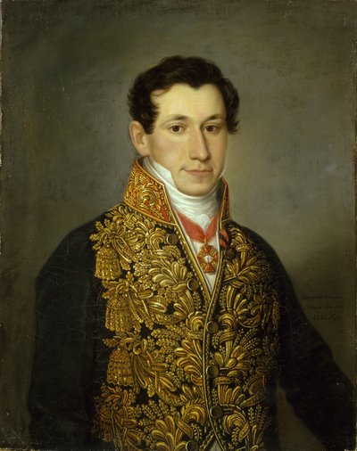 Portrett av Grigory Mitusov 1795-1871, 1826 av Dmitri Grigorievich Levitsky