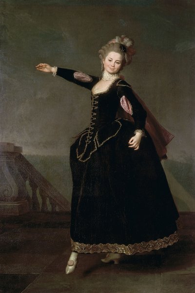 Portrett av Natalia Semyonovna Borshcheva 1758-1843, 1776 av Dmitri Grigorievich Levitsky