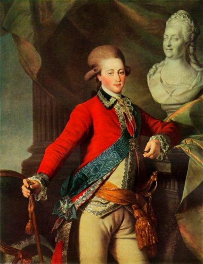 Portrett av Alexandr Dmitrievich Lansky, 1782, 1965. av Dmitri Grigorievich Levitsky