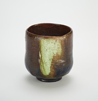 Tebolle (tsutsu-jawan), slutten av 1700-begynnelsen av 1800-tallet (keramikk med blyglasur) av Doan Ohi