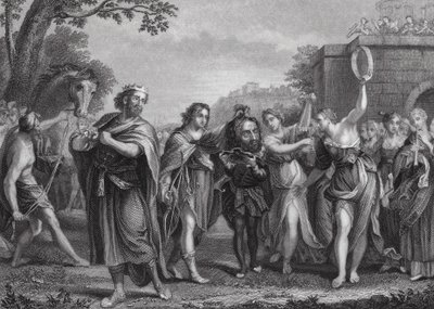 Der Triumph Davids von Domenichino (1581-1641) (after)