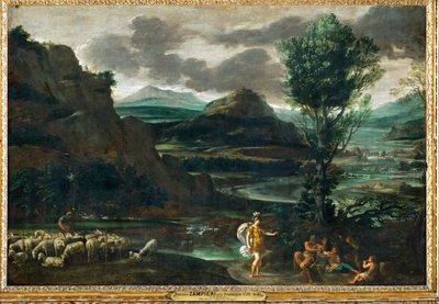 Herminia blant gjeterne … av Domenichino (1581-1641)