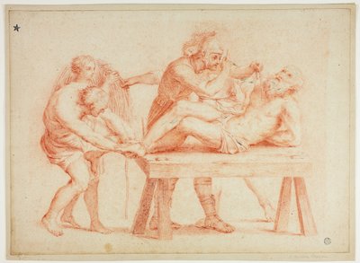 Flagelering av Saint Andrew av Domenichino