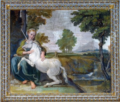 Jomfruen med en enhjørning. 1604-05 av Domenichino