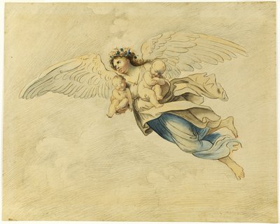 Nattbærende søvn og død av Domenichino