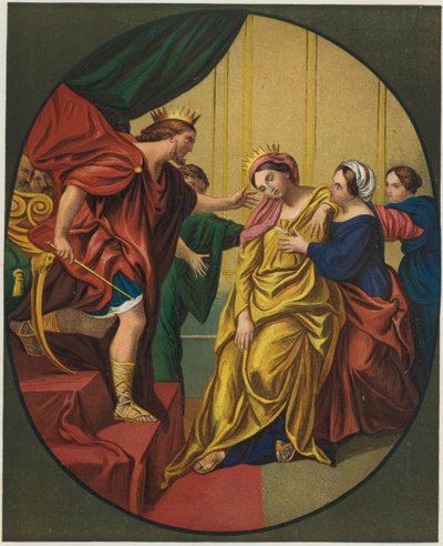 Ester brakte til kong Ahasverus av Domenichino