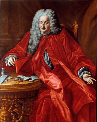 Portrett av Domenico Canevari (1683-1745) doge av republikken gener mellom 1742 og 1744 Maleri tilskrevet Domenico Bocciardo (1686-1746) 1700-talls søn. 160x130 cm Sestri Levante, Galleria Rizzi av Domenico (attr.to) Bocciardo