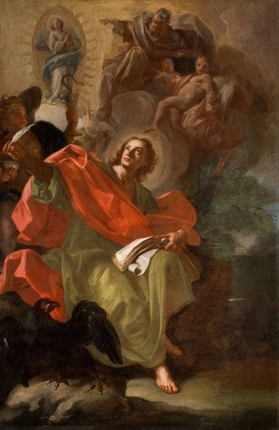 Saint John The Divine, 1710. av Domenico Antonio Vaccaro