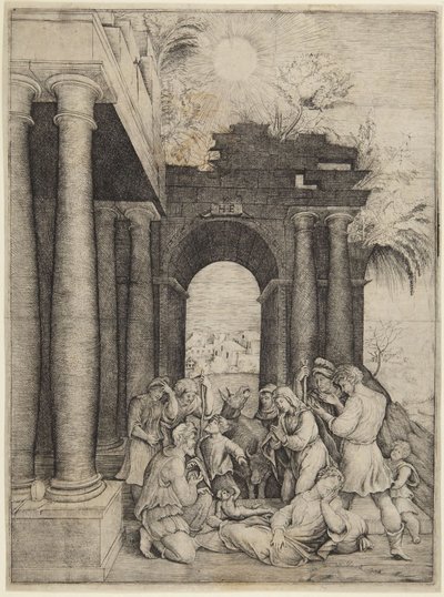 Hyrdenes tilbedelse av Domenico Beccafumi