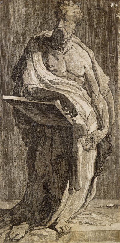 En apostel av Domenico di Pace Beccafumi  
