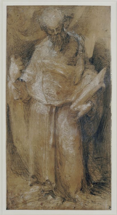 Apostel (den hellige Bartolomeus) av Domenico Beccafumi