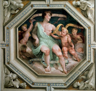 Gjensidig velvilje eller konkord (Reciproque velvilje eller samstemmighet). Maleri av Domenico Beccafumi (1486-1551) av Domenico Beccafumi