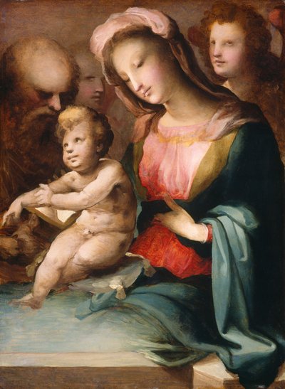 Den hellige familie med engler, ca. 15451550. av Domenico Beccafumi