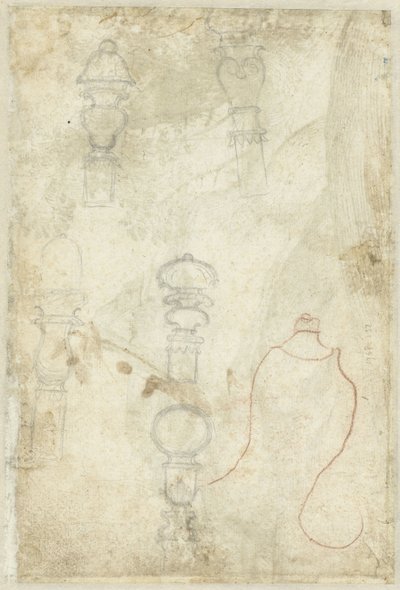 Schițe de nasturi norvegieni av Domenico Campagnola (possibly)