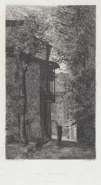 I landsbyen [I landsbyen] av Domenico Casella, after Serafin de Avendano