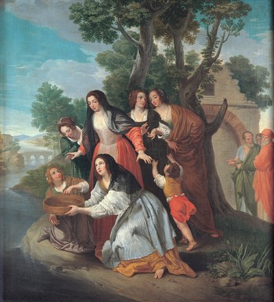 The Vestal Tuccia, andre halvdel av 1700-tallet. av Domenico Corvi