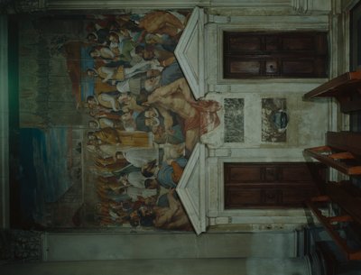 Prosesjon av kroppen til Saint Antoninus, 1589 (freso) av Domenico Cresti