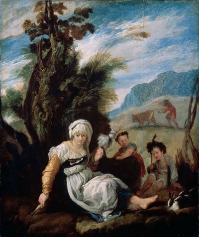 Adam og Eva, 1588 av Domenico Fetti or Feti