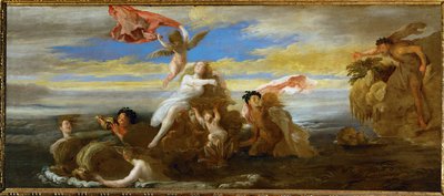 Galathea og Polyphemos (poppeltre) av Domenico Fetti