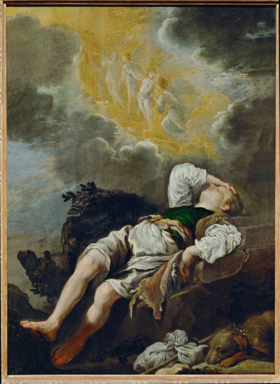 Jakobs drøm (poppelved) av Domenico Fetti