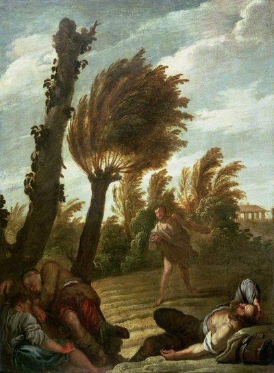 Lignelse om ugresssåeren, ca. 1620-21 av Domenico Fetti or Feti