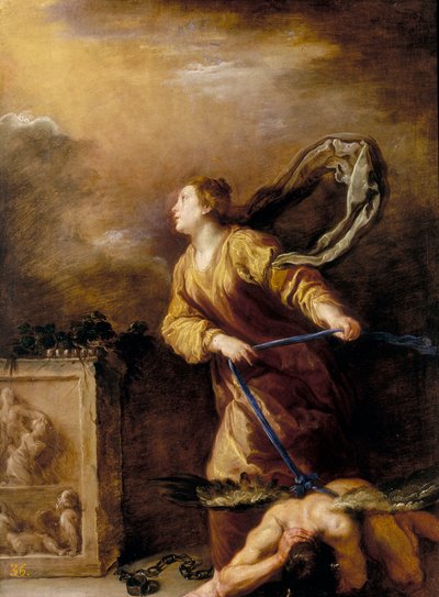 St. Margherita av Cortona av Domenico Fetti or Feti