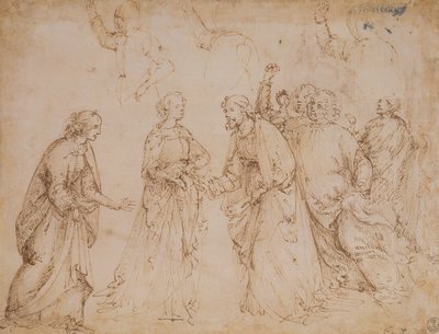 Jomfruens ekteskap av Domenico Ghirlandaio