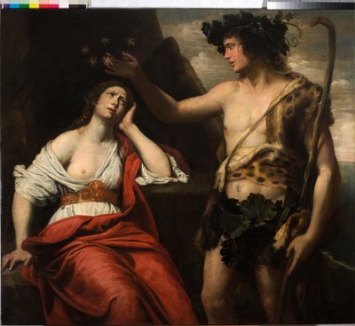Bacchus og Ariadne av Domenico Il Sarzana Fiasella
