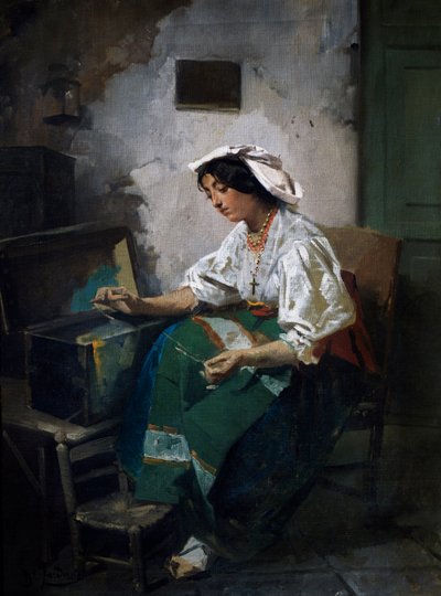Sy jente av Domenico Induno