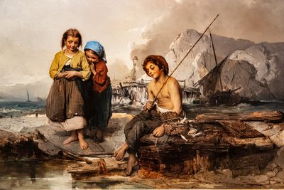 Unge fiskere av Domenico Induno