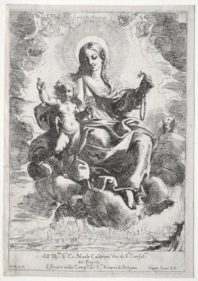 Madonna av rosenkransen av Domenico Maria Canuti