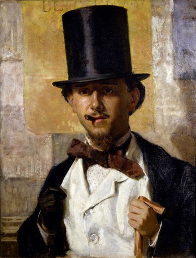 Portrett av Bernardo Celentano 1835-1863, 1859. av Domenico Morelli