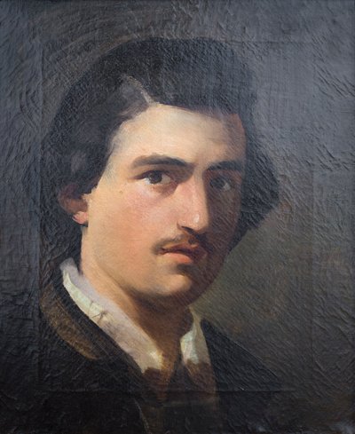 Selvportrett på nesten tjue av Domenico Morelli