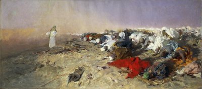 Muhammeds preken av Domenico Morelli