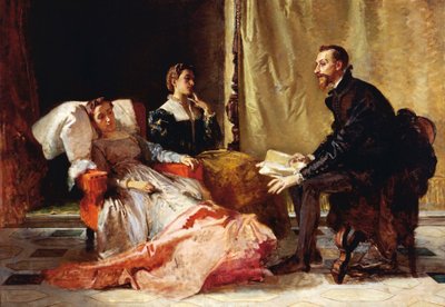 Torquato Tasso leser Liberated Jerusalem til Eleonora d