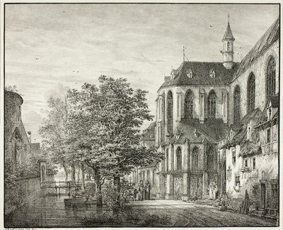 Sognekirken ved Boppard ved Rhinen av Domenico Quaglio