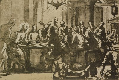 Det siste måltid av Domenico Robusti Tintoretto