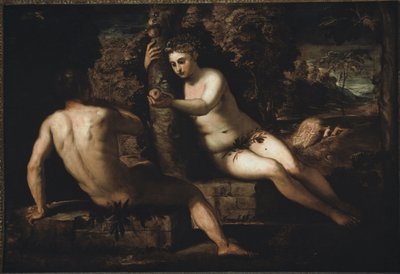 Arvesynden - Maleri av Domenico Robusti Tintoretto