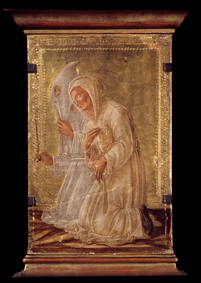 To flagellerende tremalerier av Domenico Veneziano (1400-1481) 1400-tallet (esp.) Bayonne, Bonnat-museet. av Domenico Veneziano