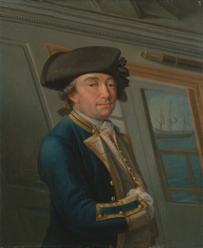 Kaptein William Locker av Dominic Serres RA