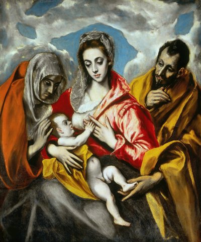 Den hellige familie, 1595. av Dominico El Greco