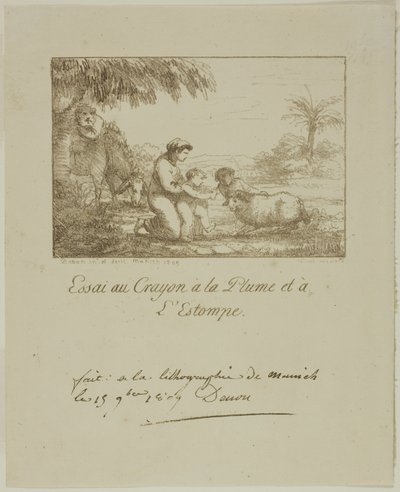Den hellige familie av Dominique Vivant Denon