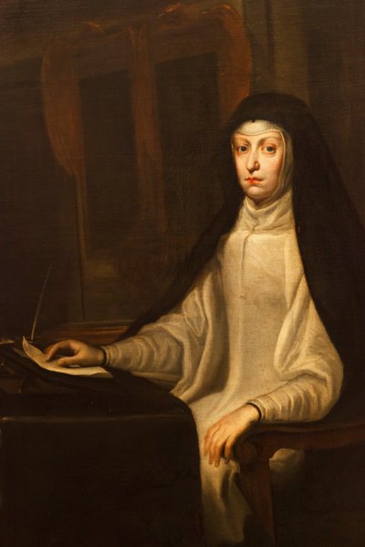 Mariana av Østerrike (detalj) av Don Juan Carreno de Miranda