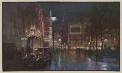 Det blendende av Leicester Square av Donald Maxwell