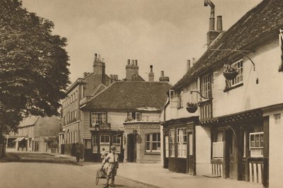 Church Street, Chiswick, med det som pleide å være Burlington Arms, c1935. av Donald McLeish