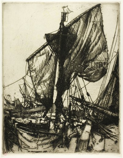 Fiskere fra Chioggia av Donald Shaw MacLaughlan