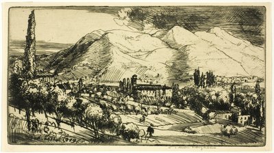 I de toskanske åsene av Donald Shaw MacLaughlan